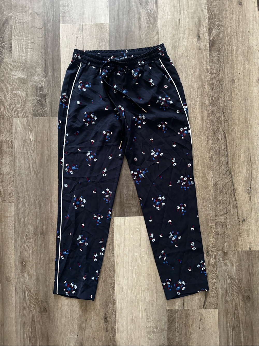 Tommy Hilfiger Floral Track Pants - Navy